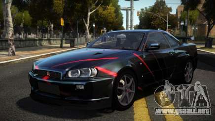 Nissan Skyline R34 Niohashi S9 para GTA 4