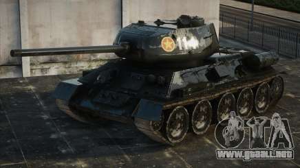 Vietnam T-34 Tank - Xe Tang T-34 Viet Nam para GTA San Andreas