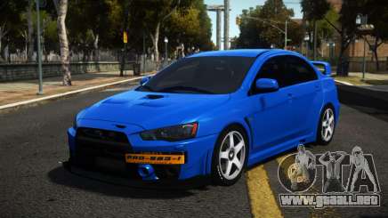 Mitsubishi Lancer Evo X Ruji para GTA 4