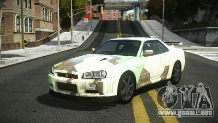 Nissan Skyline R34 Tufusa S14 para GTA 4