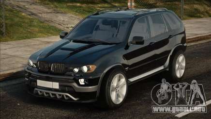 BMW X5 E53 Black para GTA San Andreas