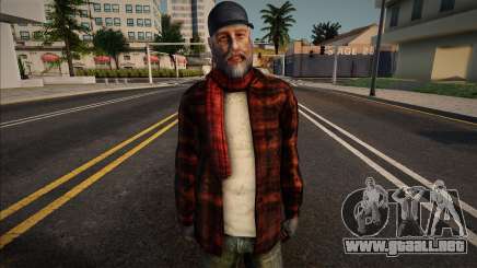 HD Piel Personas sin hogar para GTA San Andreas