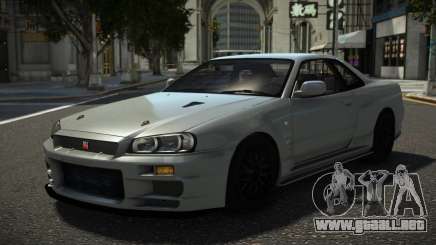 Nissan Skyline R34 Avunezro para GTA 4