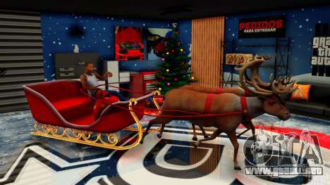 TRINEO DE PAPÁ NOEL para GTA San Andreas