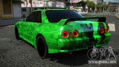 Nissan Skyline R32 Kichra S9 para GTA 4