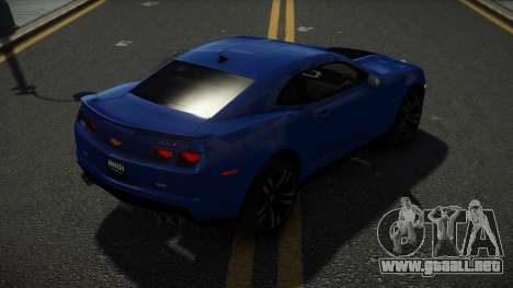 Chevrolet Camaro ZL1 Verho para GTA 4