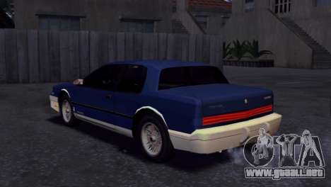 Classique Tyrant (87 Oldsmobile Toronado) para GTA San Andreas