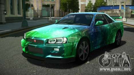 Nissan Skyline R34 Ralokshi S3 para GTA 4
