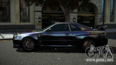 Nissan Skyline R34 Ralokshi S1 para GTA 4