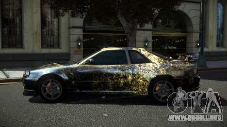 Nissan Skyline R34 Ralokshi S7 para GTA 4
