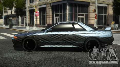 Nissan Skyline R32 Kichra S8 para GTA 4