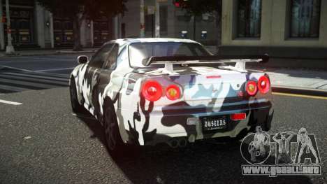 Nissan Skyline R34 Ralokshi S13 para GTA 4