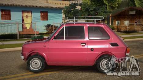 Fiat 126 Bambino Christmas Edition para GTA San Andreas