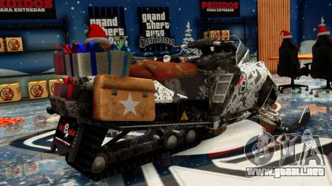 MOTO DE NIEVE PARA NAVIDAD para GTA San Andreas