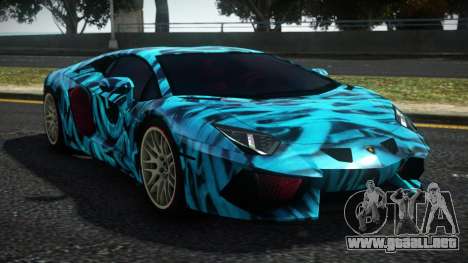 Lamborghini Aventador Uefars S2 para GTA 4