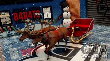 TRINEO DE PAPÁ NOEL para GTA San Andreas