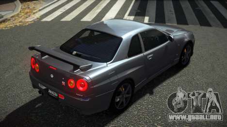 Nissan Skyline R34 Ralokshi para GTA 4