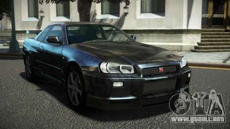 Nissan Skyline R34 Ralokshi S9 para GTA 4