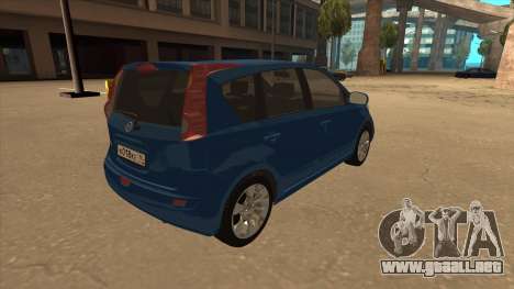 Nissan Note 2009-2012 [HQ] para GTA San Andreas