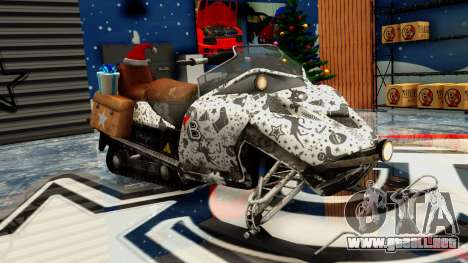 MOTO DE NIEVE PARA NAVIDAD para GTA San Andreas