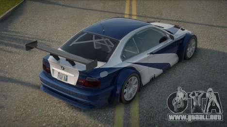 BMW M3 GTR (RPG) para GTA San Andreas