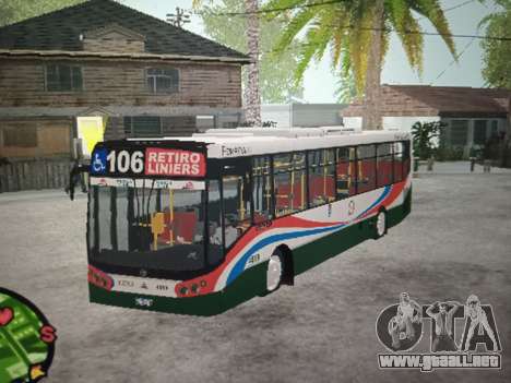 Colectivo linea 106 para GTA San Andreas