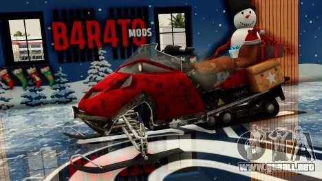 MOTO DE NIEVE PARA NAVIDAD para GTA San Andreas