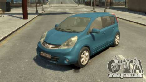 2009 Nissan Note E11 para GTA 4