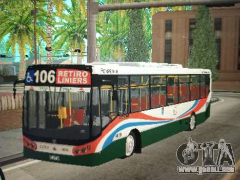 Colectivo linea 106 para GTA San Andreas