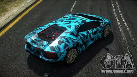 Lamborghini Aventador Uefars S2 para GTA 4