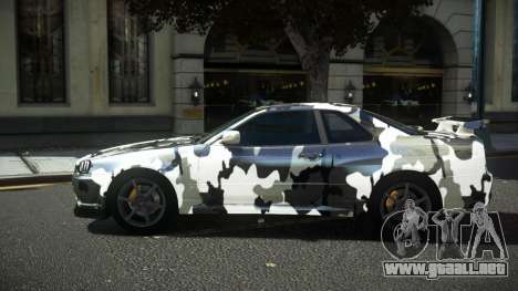 Nissan Skyline R34 Ralokshi S13 para GTA 4