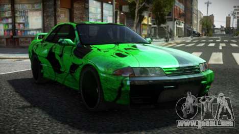 Nissan Skyline R32 Kichra S9 para GTA 4