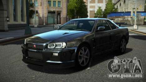 Nissan Skyline R34 Ralokshi S9 para GTA 4