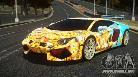 Lamborghini Aventador Uefars S14 para GTA 4