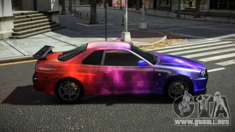 Nissan Skyline R34 Ralokshi S4 para GTA 4