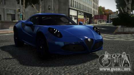 Alfa Romeo 4C Nalony para GTA 4