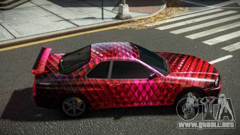 Nissan Skyline R34 Ralokshi S5 para GTA 4