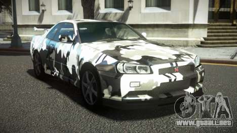 Nissan Skyline R34 Ralokshi S13 para GTA 4