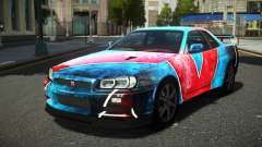 Nissan Skyline R34 Ralokshi S6 para GTA 4