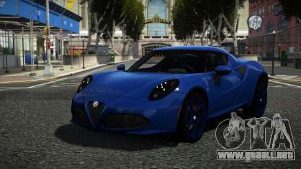 Alfa Romeo 4C Nalony para GTA 4