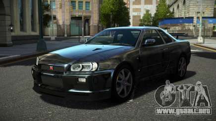 Nissan Skyline R34 Ralokshi S9 para GTA 4