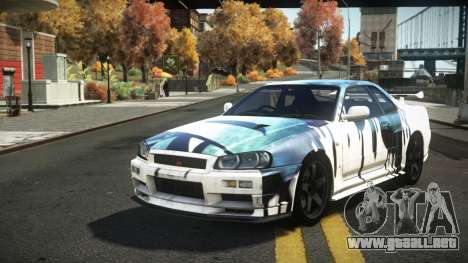 Nissan Skyline R34 Dezro S5 para GTA 4
