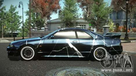 Nissan Skyline R33 Hikoshi S6 para GTA 4