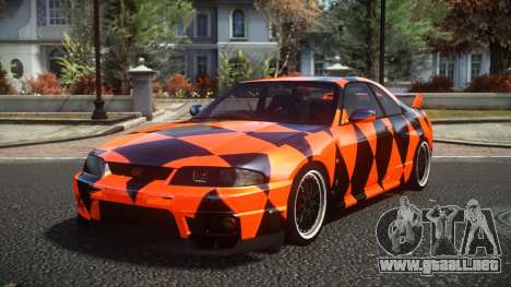 Nissan Skyline R33 Hikoshi S14 para GTA 4