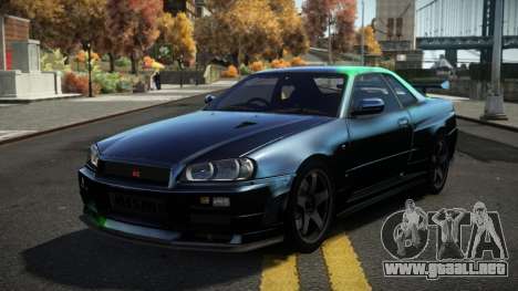 Nissan Skyline R34 Dezro S9 para GTA 4