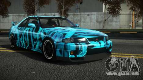 Nissan Skyline R33 Fahuz S1 para GTA 4