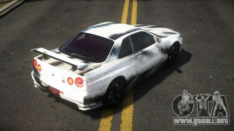 Nissan Skyline R34 Dezro S11 para GTA 4