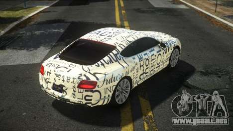 Bentley Continental GT Brazey S5 para GTA 4