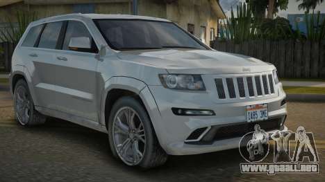 Jeep Grand Cherokee SRT 12th para GTA San Andreas