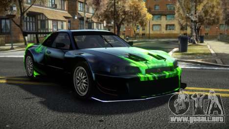 Nissan Skyline R34 Dibofas S3 para GTA 4